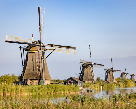 Molens Kinderdijk Nederland Motorroutes