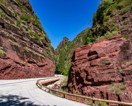 Motorroutes langs Gorges in Frankrijk