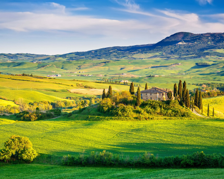 Motorroutes Toscane Italie